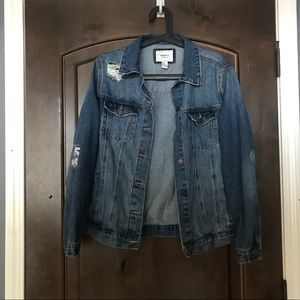 Forever21 Distressed Denim Jacket